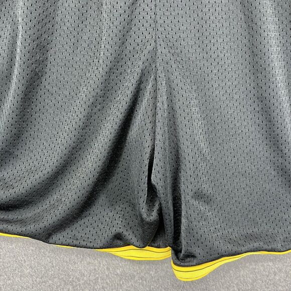 Nike Dri-FIT LIVESTRONG Shorts Women Medium Black Yellow Athletic Mesh Polyester - Picture 12 of 14